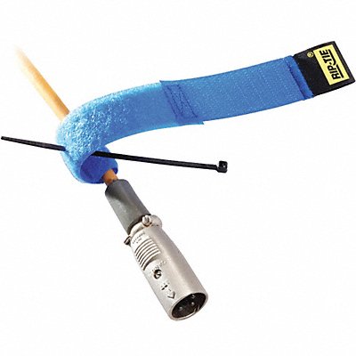 Hook-and-Loop Cable Tie 6 in Yellow PK10 MPN:H-06-010-Y