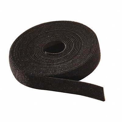 Hook-and-Loop Cable Tie Roll 15 ft Black MPN:W-15-1RL-BK