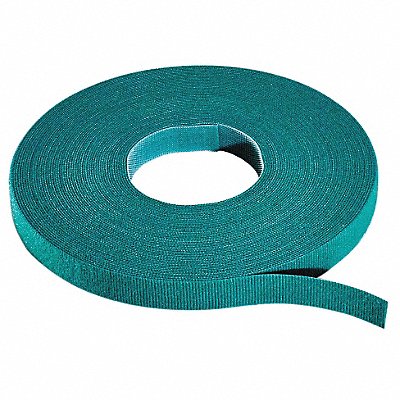 Hook-and-Loop Cable Tie Roll 15 ft Green MPN:W-15-1RL-GN