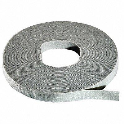 Hook-and-Loop Cable Tie Roll 15 ft Gray MPN:W-15-1RL-GY