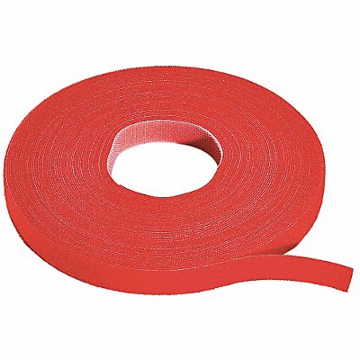 Hook-and-Loop Cable Tie Roll 15 ft Red MPN:W-15-1RL-RD