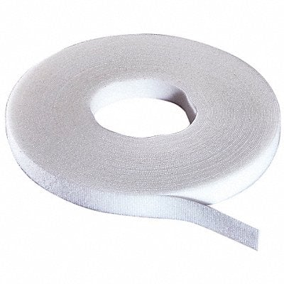 Hook-and-Loop Cable Tie Roll 15 ft White MPN:W-15-MRL-W