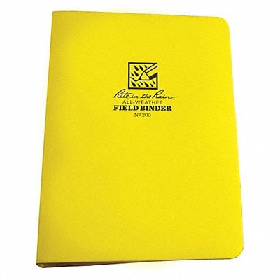 6-Ring Field Binder 1/2 Yellow/Silver MPN:200