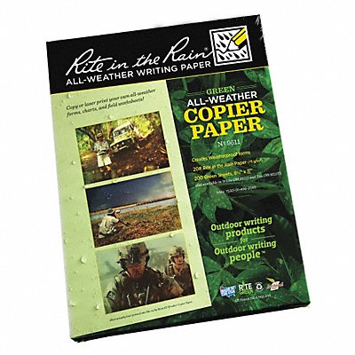 Waterproof Laser Paper 8-1/2 x11 PK200 MPN:9511