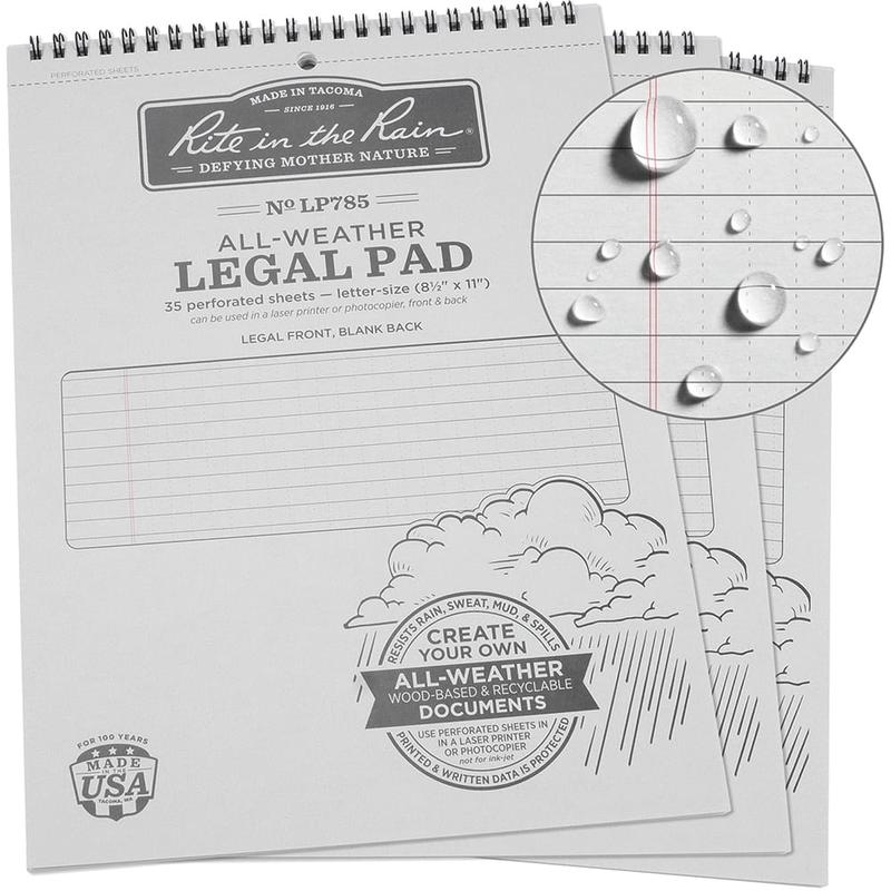 Legal Pad: 35 Sheets MPN:LP785X3