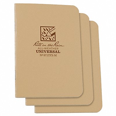 All Weather Notebook Nonwirebound PK3 MPN:971TFX-M