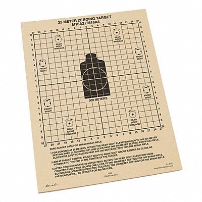 Shooting Range 25m Target Paper PK100 MPN:9125