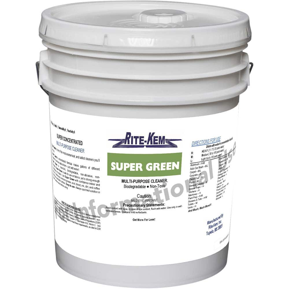 All-Purpose Cleaner: 5 gal Pail MPN:SUPER-GR-05