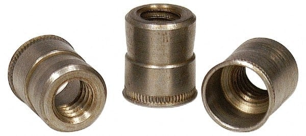 5/16-18 UNC, Zinc-Plated, Steel Knurled Rivet Nut Inserts MPN:31C1ISRSZ/P50