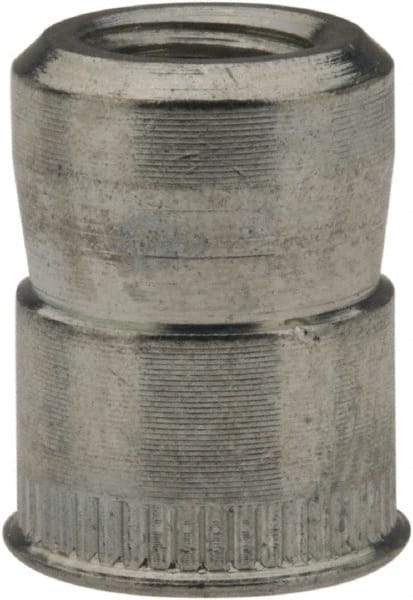 M6x1.00 Metric Coarse, Zinc-Plated, Steel Knurled Rivet Nut Inserts MPN:.60C1ISRSZ/P50