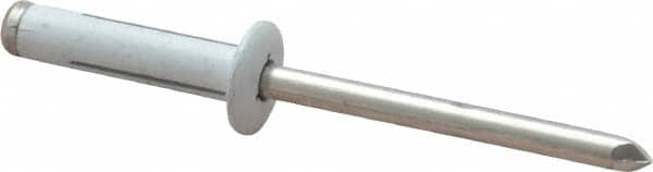 Tri Folding Blind Rivet: Size 625, Dome Head, Aluminum Body, Aluminum Mandrel MPN:ABL0625PWH/P100