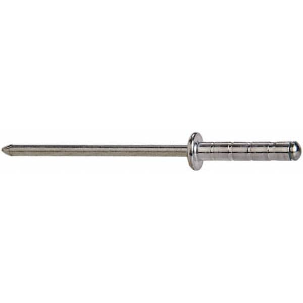 Blind Rivet: Size 45-47, Dome Head, Aluminum Body, Steel Mandrel MPN:ABS45-47RTP500