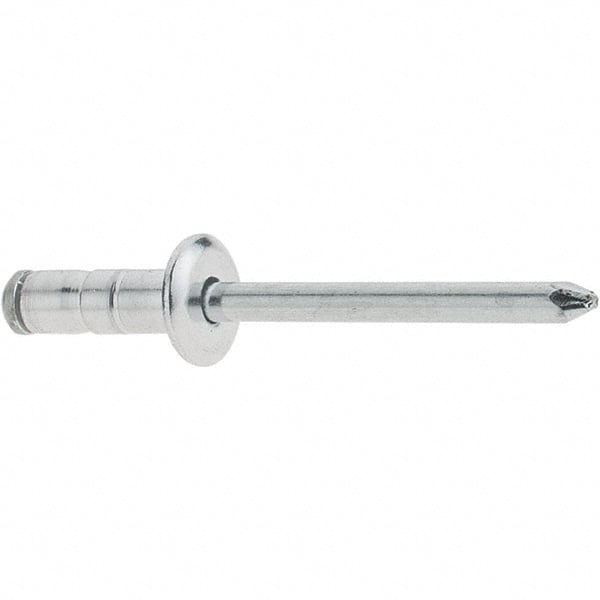 Blind Rivet: Size 52-54, Large Flange Head, Aluminum Body, Steel Mandrel MPN:ABS52-54LRTP250