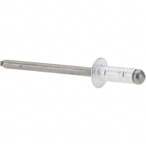 Blind Rivet: Dome Head, Aluminum Body, Steel Mandrel MPN:ABS52-54RTP100