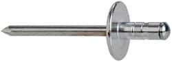 Blind Rivet: Size 62-64, Large Flange Head, Aluminum Body, Steel Mandrel MPN:ABS62-64LRTP250