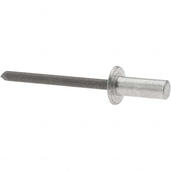 Closed End Sealing Blind Rivet: Size 6-4, Dome Head, Aluminum Body, Steel Mandrel MPN:ABS64CE/P100