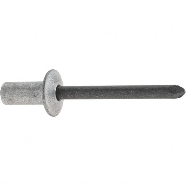 Closed End Sealing Blind Rivet: Size 84, Dome Head, Aluminum Body, Steel Mandrel MPN:ABS84CE/P100