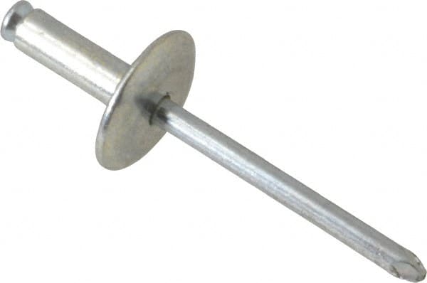 Flush on Both Sides Blind Rivet: Size 8-14, Dome Head, Steel Body, Steel Mandrel MPN:/SBS814CM/SET/P