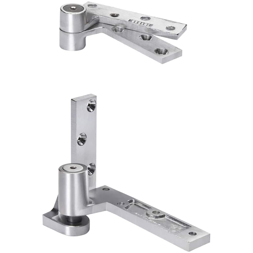 Pivot Hinges, Finish/Coating: Satin Chrome, Type: Offset Regular Jamb Attached Pivot, Hand: Right Hand, Leaf Height: 4-1/4, Length (Inch): 5-1/2 MPN:085434