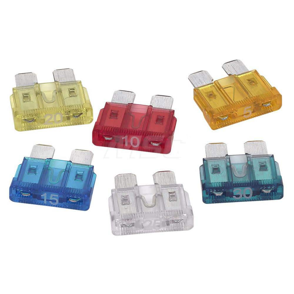 Automotive Fuses, Fuse Style: Fast Acting , Blade Style: Standard , Amperage: 5.0000 , DC Voltage: 12V , Color: Yellow, Orange, Red, Blue, Clear, Green  MPN:RPATOFA