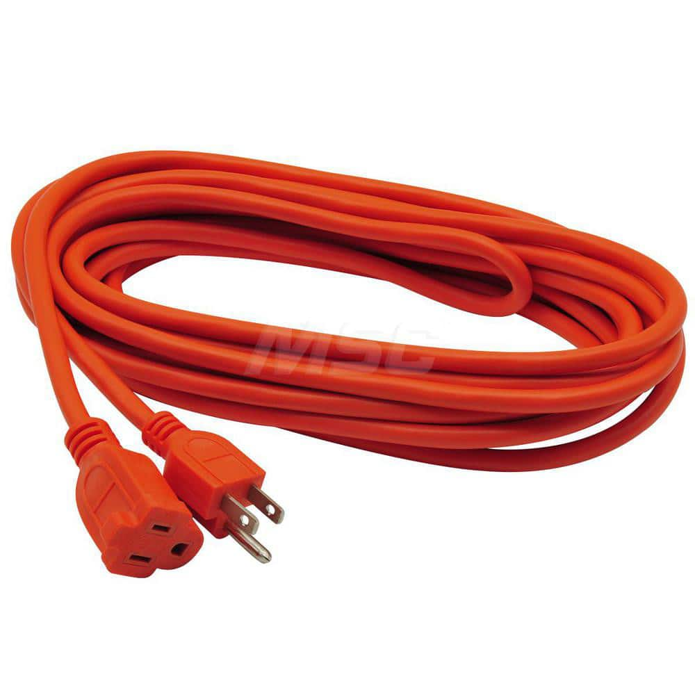 Power Cords, Cord Type: Extension Cord , Overall Length (Feet): 25 , Cord Color: Orange , Amperage: 13 , Voltage: 125  MPN:RP02307