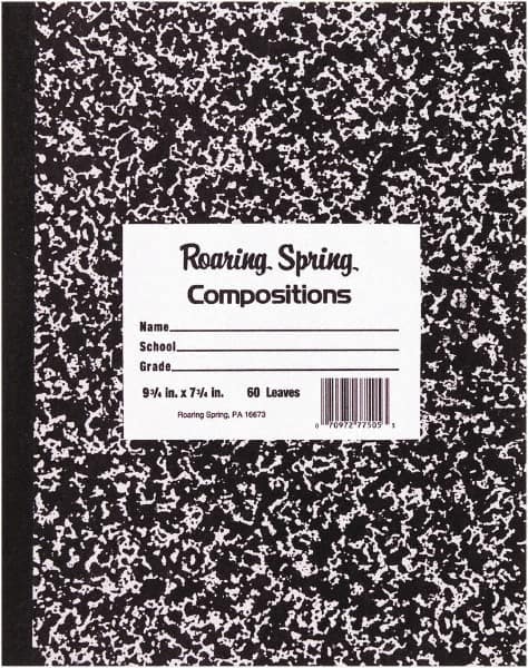 Composition Book: 100 Sheets, Wide Ruled MPN:ROA77230