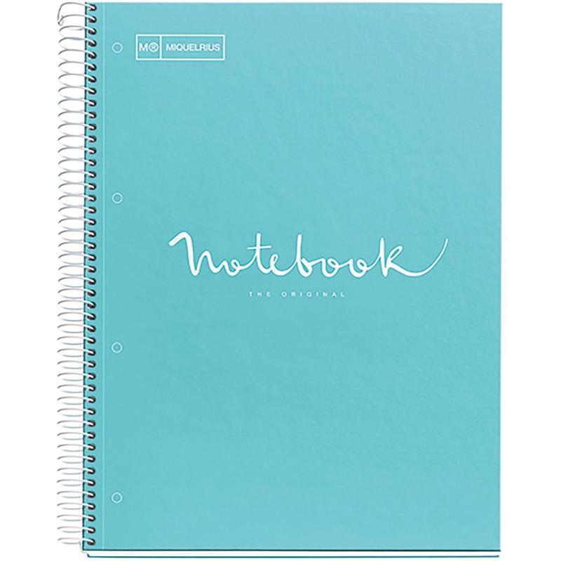 Roaring Spring Fashion Tint Wirebound Notebook, 8 1/2in x 11in, 1 Subject, Teal (Min Order Qty 5) MPN:49273