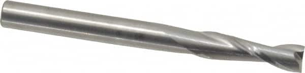 Square End Mill: 3/16'' Dia, 5/8'' LOC, 3/16'' Shank Dia, 2'' OAL, 2 Flutes, Solid Carbide MPN:C1-201-06