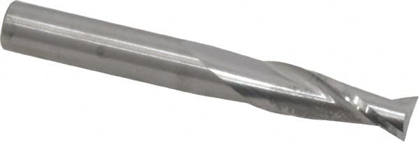 Square End Mill: 5/16'' Dia, 13/16'' LOC, 5/16'' Shank Dia, 2-1/2'' OAL, 2 Flutes, Solid Carbide MPN:C1-201-10