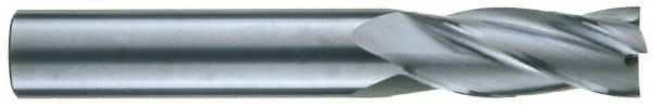 Square End Mill: 7/16'' Dia, 1'' LOC, 7/16'' Shank Dia, 2-3/4'' OAL, 4 Flutes, Solid Carbide MPN:C1-401-14