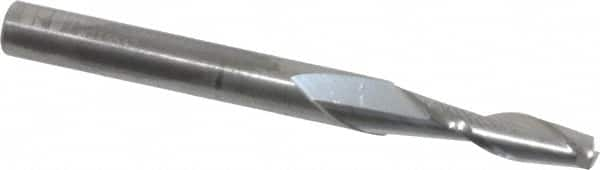 Square End Mill: 5/32'' Dia, 9/16'' LOC, 3/16'' Shank Dia, 2'' OAL, 2 Flutes, Solid Carbide MPN:NR-204-05