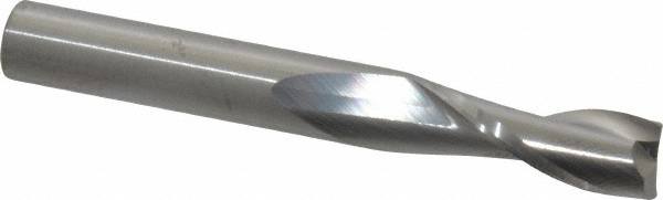 Square End Mill: 5/16'' Dia, 13/16'' LOC, 5/16'' Shank Dia, 2-1/2'' OAL, 2 Flutes, Solid Carbide MPN:NR-204-10