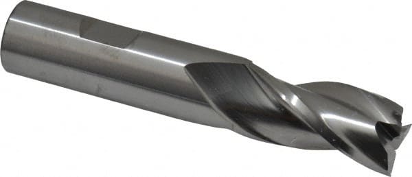 Square End Mill: 3/4'' Dia, 1-1/2'' LOC, 3/4'' Shank Dia, 4'' OAL, 3 Flutes, Solid Carbide MPN:NR-303-24