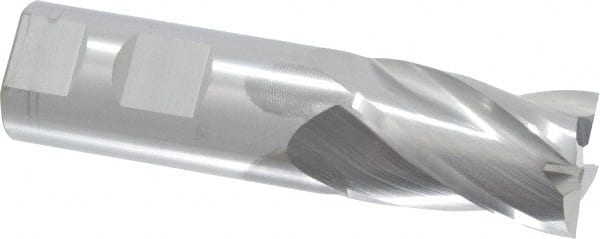 Square End Mill: 1'' Dia, 1-1/2'' LOC, 1'' Shank Dia, 4'' OAL, 4 Flutes, Solid Carbide MPN:NR-404-32