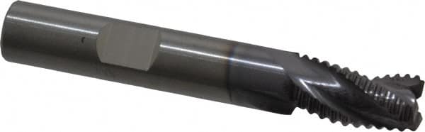 Square End Mill: 3/8'' Dia, 5/8'' LOC, 3/8'' Shank Dia, 2-1/2'' OAL, 3 Flutes, Solid Carbide MPN:STR-301-12-A