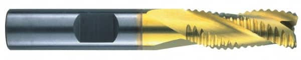 Square End Mill: 1/4'' Dia, 3/4'' LOC, 1/4'' Shank Dia, 2-1/2'' OAL, 3 Flutes, Solid Carbide MPN:STR-303-08-C