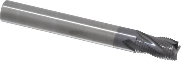 Square End Mill: 5/16'' Dia, 1/2'' LOC, 5/16'' Shank Dia, 2-1/2'' OAL, 4 Flutes, Solid Carbide MPN:STR-401-10-A