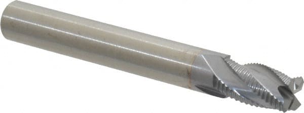 Square End Mill: 5/16'' Dia, 1/2'' LOC, 5/16'' Shank Dia, 2-1/2'' OAL, 4 Flutes, Solid Carbide MPN:STR-401-10-C