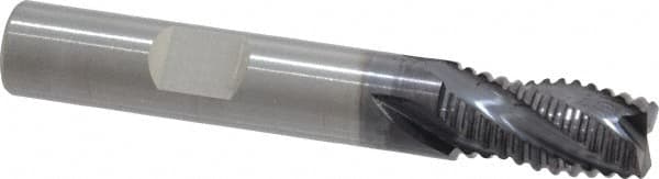 Square End Mill: 3/8'' Dia, 5/8'' LOC, 3/8'' Shank Dia, 2-1/2'' OAL, 4 Flutes, Solid Carbide MPN:STR-401-12-A