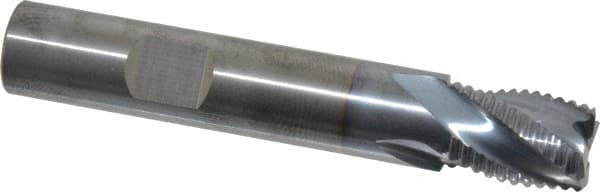 Square End Mill: 1/2'' Dia, 5/8'' LOC, 1/2'' Shank Dia, 3'' OAL, 4 Flutes, Solid Carbide MPN:STR-401-16-C