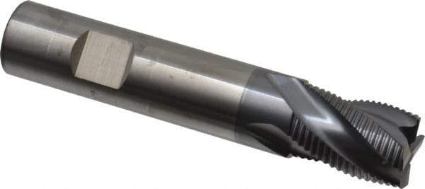 Square End Mill: 3/4'' Dia, 1'' LOC, 3/4'' Shank Dia, 4'' OAL, 4 Flutes, Solid Carbide MPN:STR-401-24-A