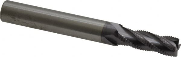 Square End Mill: 9/32'' Dia, 3/4'' LOC, 5/16'' Shank Dia, 2-1/2'' OAL, 4 Flutes, Solid Carbide MPN:STR-404-09-A