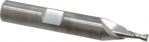 Square End Mill: 1/8'' Dia, 1/4'' LOC, 3/8'' Shank Dia, 2-1/2'' OAL, 2 Flutes, Solid Carbide MPN:T12-201-04