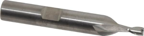 Square End Mill: 5/32'' Dia, 1/4'' LOC, 3/8'' Shank Dia, 2-1/2'' OAL, 2 Flutes, Solid Carbide MPN:T12-201-05