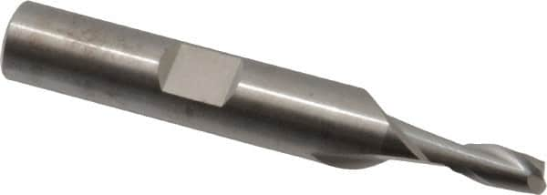 Square End Mill: 3/16'' Dia, 5/16'' LOC, 3/8'' Shank Dia, 2-1/2'' OAL, 2 Flutes, Solid Carbide MPN:T12-201-06