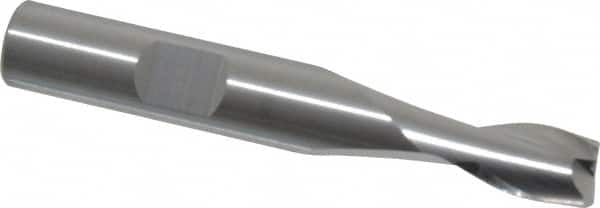 Square End Mill: 5/16'' Dia, 7/16'' LOC, 3/8'' Shank Dia, 2-1/2'' OAL, 2 Flutes, Solid Carbide MPN:T12-201-10