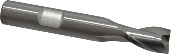 Square End Mill: 3/8'' Dia, 1/2'' LOC, 3/8'' Shank Dia, 2-1/2'' OAL, 2 Flutes, Solid Carbide MPN:T12-201-12