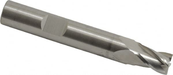 Square End Mill: 5/16'' Dia, 7/16'' LOC, 3/8'' Shank Dia, 2-1/2'' OAL, 4 Flutes, Solid Carbide MPN:T12-403-10