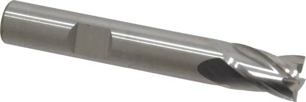 Square End Mill: 3/8'' Dia, 1/2'' LOC, 3/8'' Shank Dia, 2-1/2'' OAL, 4 Flutes, Solid Carbide MPN:T12-403-12