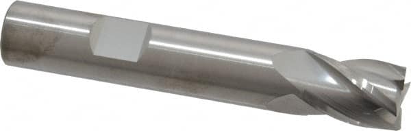 Square End Mill: 1/2'' Dia, 5/8'' LOC, 1/2'' Shank Dia, 3'' OAL, 4 Flutes, Solid Carbide MPN:T12-403-16